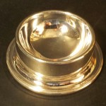 tea ball tray plateau de boule à the en métal argenté(1)