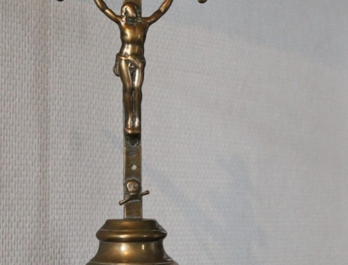 crucifix laiton XVIII siècle monastere couvent jesus christ croix cadeau bapteme communion  (2) (FILEminimizer)