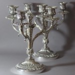 candelabre chandelier bout de table bougeoir flambeaux louis XVI christofle bras de lumiere (1)