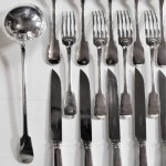 ménagère couverts fourchettes cuillères à soupe couteaux louche uniplat vieux paris cluny cardeilhac (4)