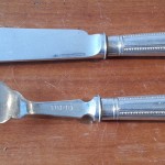 12 couverts fourchettes couteaux à poisson metal argenté inox ydable anglais filet perle