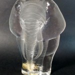 presse papier cristal éléphant, hauteur de 15 cm (4)