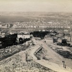 photo marseilles tirage original albuminé notre dame de la garde XIX ème siècle 1890 le Port de Marseille et le Fort Saint Jean (2)