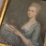 pastel portait femme XVIII eme siècle elegante lecture livre epoque Louis XVI    (3)
