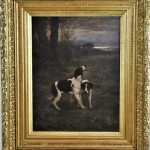 tableau huile sur panneau chiens courants meutes chasse à courre venerie von thoren (6)